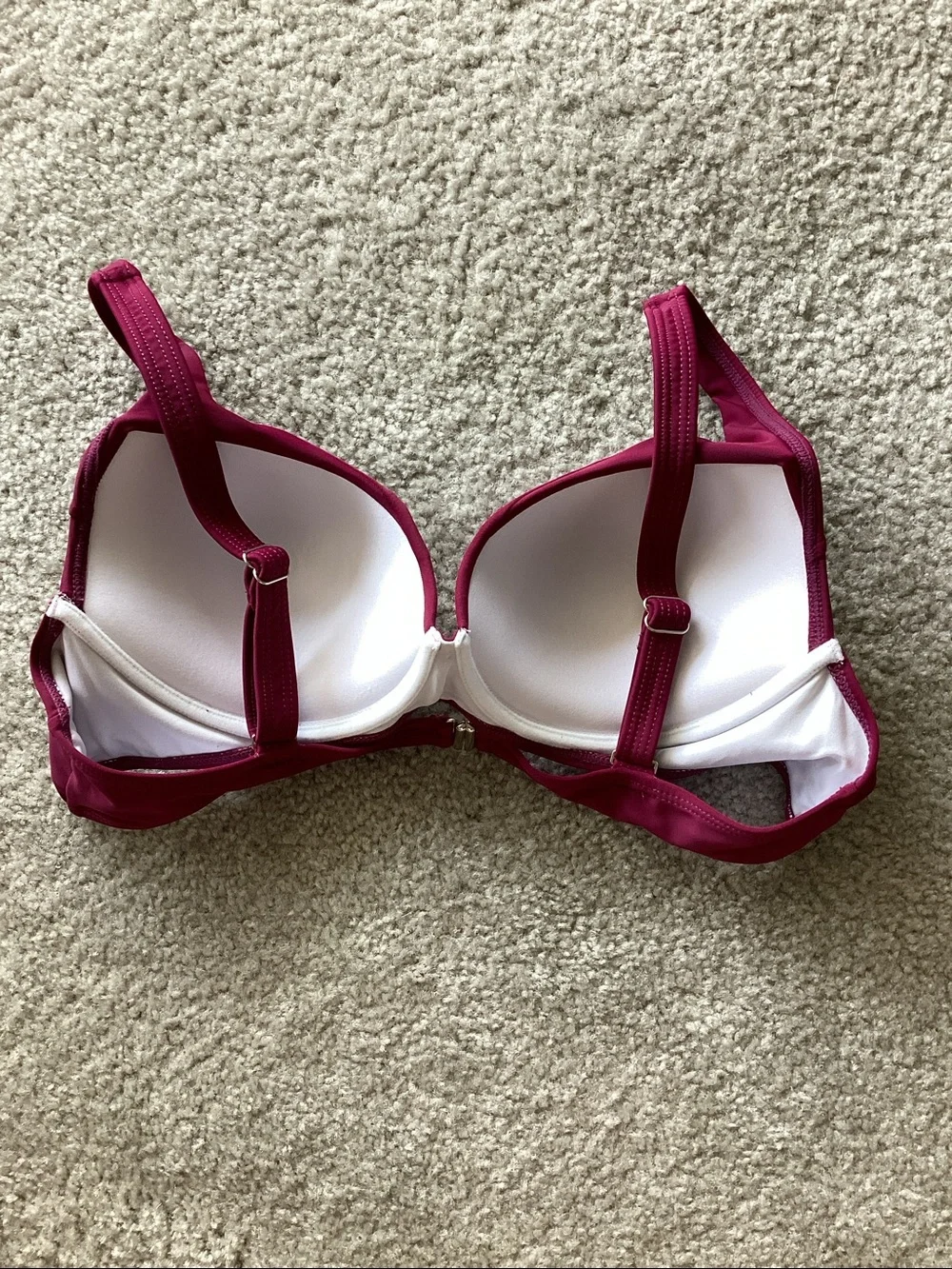 Women's Magenta Push-Up Bikini Top - see all photos - XXL